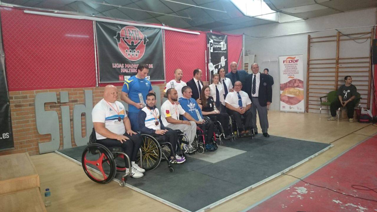 &Eacute;xito en la primera edici&oacute;n de la Copa  de Espa&ntilde;a de Powerlifting, (Halterofilia adaptada)